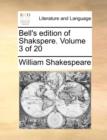Bell's Edition of Shakspere. Volume 3 of 20 - Book