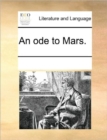An Ode to Mars. - Book