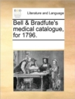 Bell & Bradfute's Medical Catalogue, for 1796. - Book