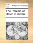 The Psalms of David in Metre. - Book