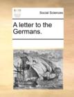 A Letter to the Germans. - Book