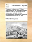The plays and poems of William Shakspeare, in ten volumes; collated verbatim with the most authentick copies, and revised : with the corrections and illustrations of various commentators Volume 10 of - Book