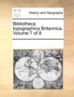 Bibliotheca Topographica Britannica. Volume 7 of 8 - Book