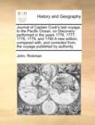 Journal of Captain Cook's Last Voyage, to the Pacific Ocean, on Discovery : Performed in the Years 1776, 1777, 1778, 1779, and 1780 a New Edition, Compared With, and Corrected From, the Voyage Publish - Book