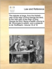 The Statutes at Large, from the Thirtieth Year of the Reign of King George the Third, to the 34th Year of the Reign of King George the Third. Being a Twelfth Volume to Mr. Runnington's Edition, and a - Book