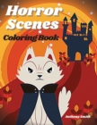 horror scenes coloring book : Halloween Themed Coloring Pages For Adults Magical Fantasy, Gothic Scenes, and Spooky Halloween Fun - Book