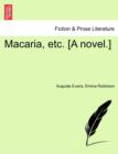 Macaria, Etc. [A Novel.] - Book