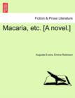 Macaria, Etc. [A Novel.] - Book