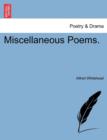 Miscellaneous Poems. - Book