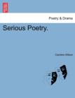 Serious Poetry. - Book