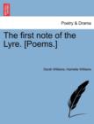 The First Note of the Lyre. [Poems.] - Book