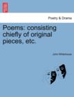 Poems : Consisting Chiefly of Original Pieces, Etc. - Book