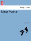 Minor Poems. - Book