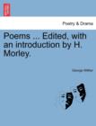 Poems ... Edited, with an Introduction by H. Morley. - Book