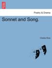 Sonnet and Song. - Book