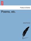 Poems, Etc. - Book