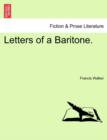 Letters of a Baritone. - Book