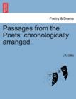 Passages from the Poets : chronologically arranged. - Book