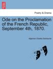 Ode on the Proclamation of the French Republic, September 4th, 1870. - Book