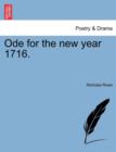 Ode for the New Year 1716. - Book