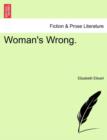 Woman's Wrong. - Book