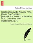 Captain Marryat's Novels. "The King's Own" Edition. [Introduction to Each Volume by W. L. Courtney. with Illustrations.] L.P. - Book