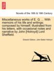 Miscellaneous Works of E. G. ... with Memoirs of His Life and Writings; Composed by Himself; Illustrated from His Letters, with Occasional Notes and N - Book