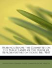Hearings Before the Committee on the Public Lands of the House of Representatives on House Bill 9845 - Book
