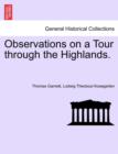 Observations on a Tour Through the Highlands. - Book