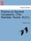 Poems on Several Occasions. (the Rambler. Numb. XLIV.). - Book