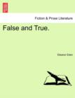 False and True. - Book