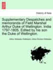 Supplementary Despatches, Correspondenc and Memoranda of Field Marshal : Arthur Duke of Wellington, K.G., Volume 2 - Book