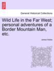 Wild Life in the Far West; Personal Adventures of a Border Mountain Man, Etc. - Book