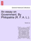 An Essay on Government - Book