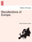 Recollections of Europe. - Book