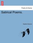 Satirical Poems. - Book