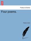 Four Poems. - Book