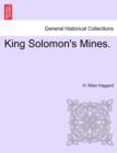 King Solomon's Mines. - Book