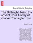 The Birthright : Being the Adventurous History of Jaspar Pennington, Etc. - Book