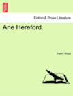 Ane Hereford. - Book