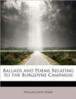 Ballads and Poems Relating to the Burgoyne Campaign - Book