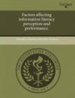 Factors Affecting Information Literacy Perception and Performance - Book