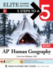 5 Steps to a 5: AP Human Geography 2020 Elite Student Edition - Book