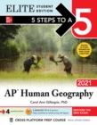 5 Steps to a 5: AP Human Geography 2021 Elite Student Edition - Book