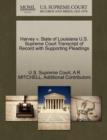 Harvey V. State of Louisiana U.S. Supreme Court Transcript of Record with Supporting Pleadings - Book
