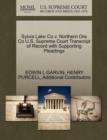 Sylvia Lake Co V. Northern Ore Co U.S. Supreme Court Transcript of Record with Supporting Pleadings - Book