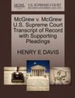 McGrew V. McGrew U.S. Supreme Court Transcript of Record with Supporting Pleadings - Book