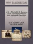 U.S. V. Mitchell U.S. Supreme Court Transcript of Record with Supporting Pleadings - Book