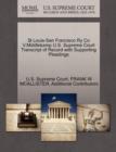 St Louis-San Francisco Ry Co V.Middlekamp U.S. Supreme Court Transcript of Record with Supporting Pleadings - Book
