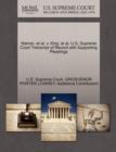 Warren, et al. V. King, et al. U.S. Supreme Court Transcript of Record with Supporting Pleadings - Book
